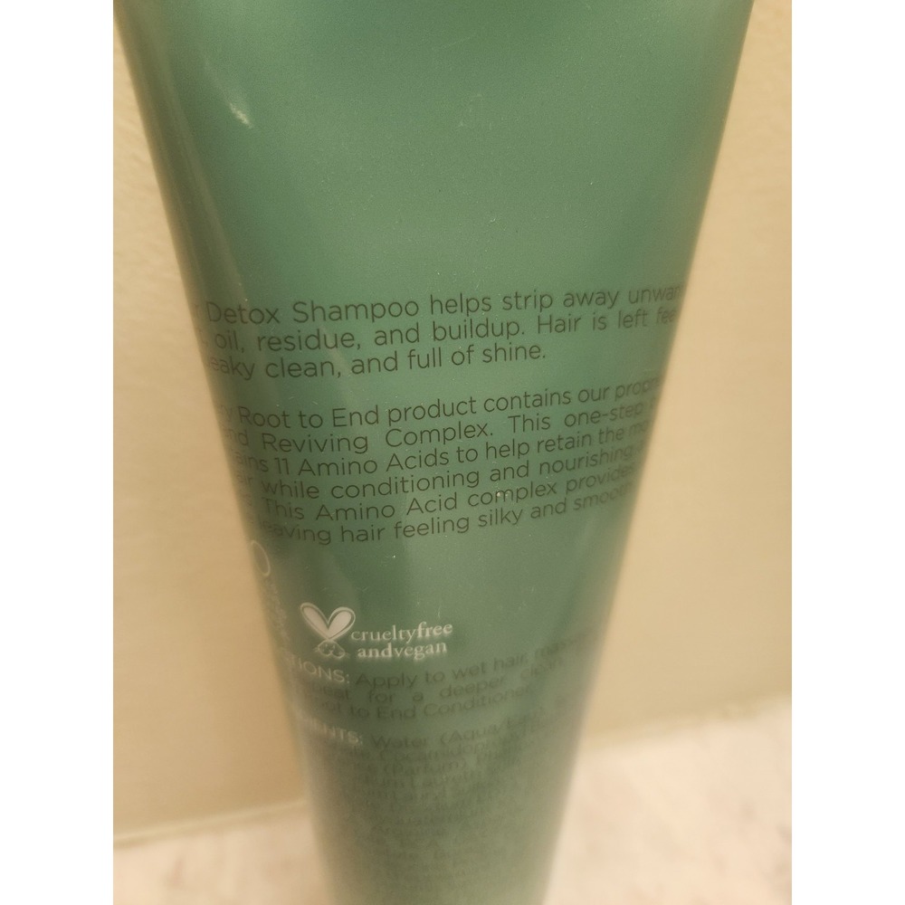 Root to End Detox Shampoo 8 fl oz Strand Reviving Complex Deep Cleanse - Picture 2 of 3